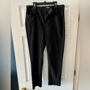 Slim Leg Black Jeans